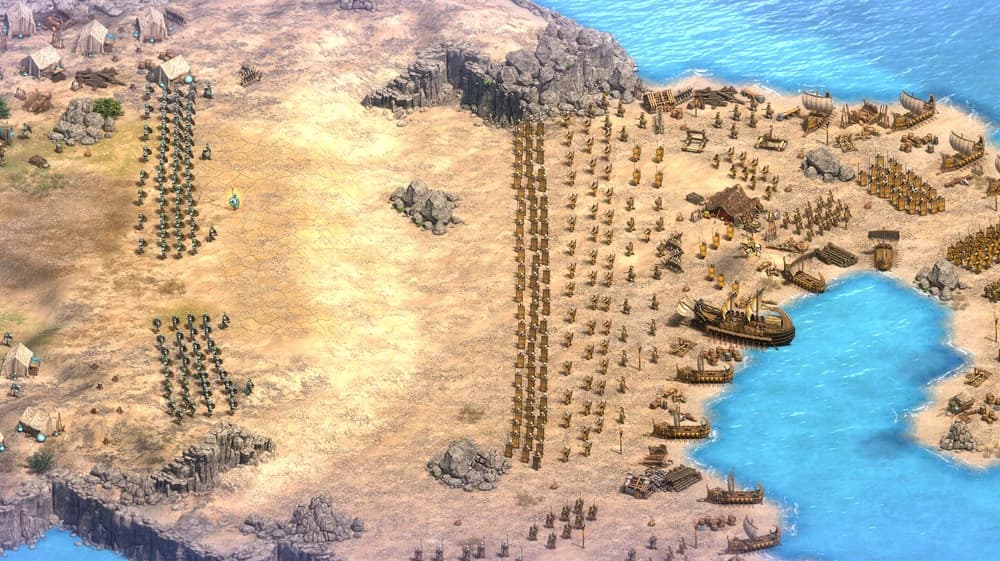 Age of Empires desert battle